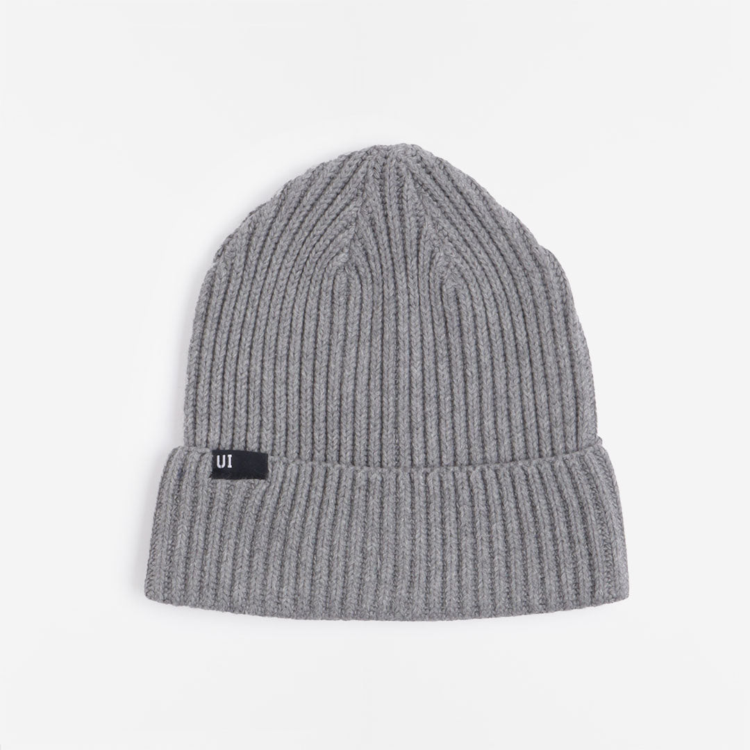 Urban Industry Palmer Beanie, Grey, Detail Shot 1