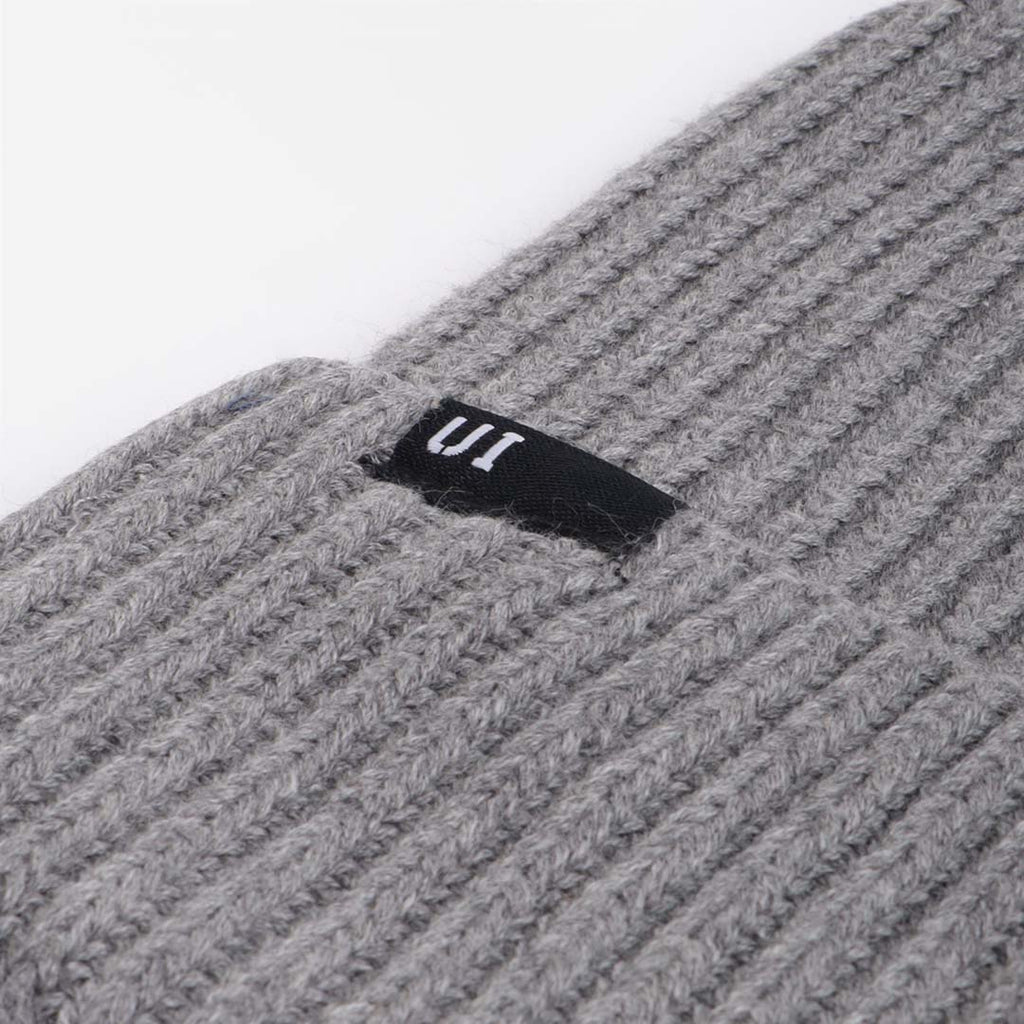 Urban Industry Palmer Beanie, Grey, Detail Shot 2