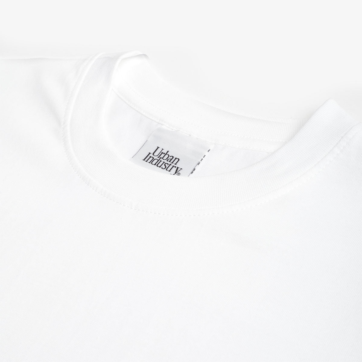 Urban Industry Premium Heavyweight T-Shirt 3-Pack, White, Detail Shot 6