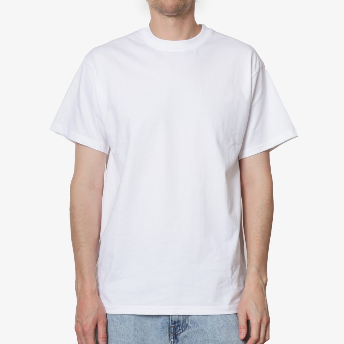 Urban Industry Premium Heavyweight T-Shirt 3-Pack, White, Detail Shot 2
