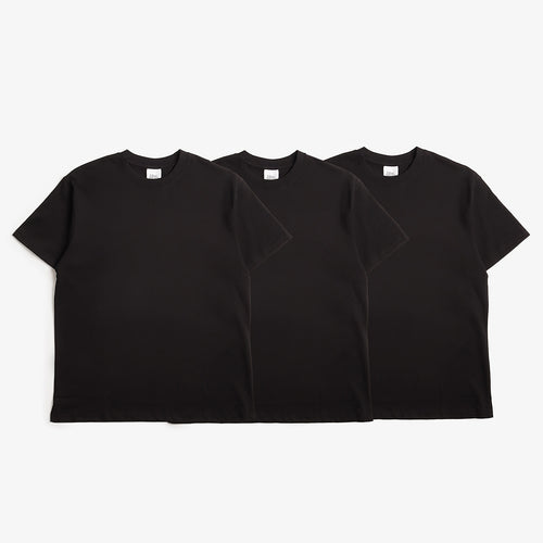 Urban Industry Premium Heavyweight T-Shirt 3-Pack, Black, Detail Shot 1