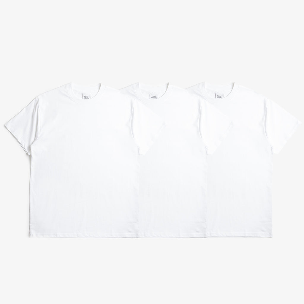 Urban Industry Premium Heavyweight T-Shirt 3-Pack, White, Detail Shot 1