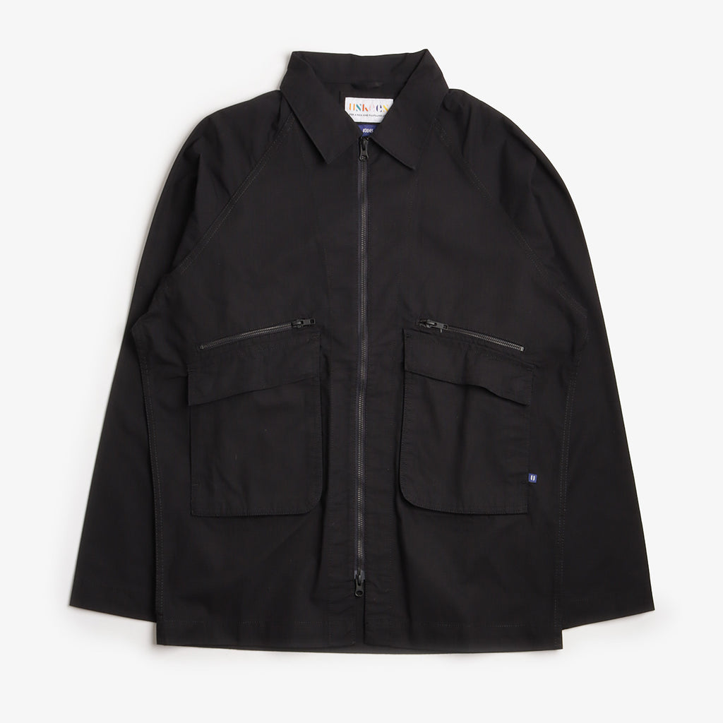 Uskees Ripstop Field Jacket, Black, Detail Shot 1