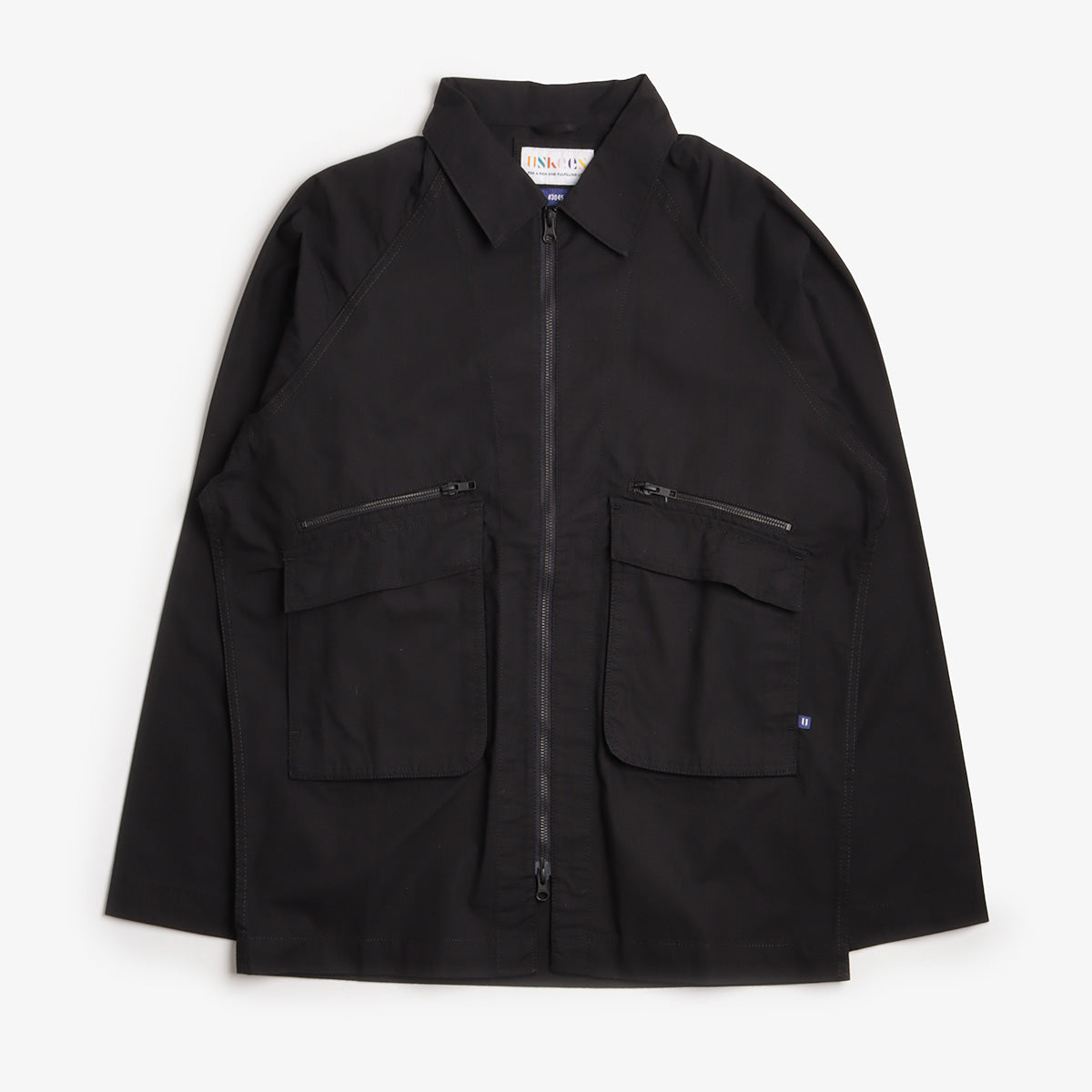 main Uskees Ripstop Field Jacket, Black, Detail Shot 1