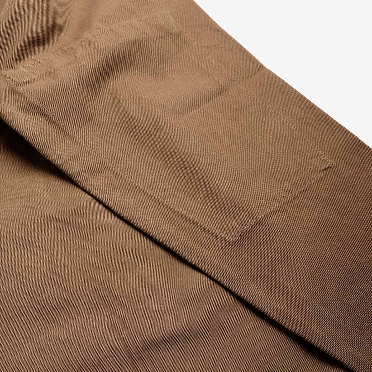 Uskees Buttoned Overshirt, Dark Taupe, Detail Shot 6