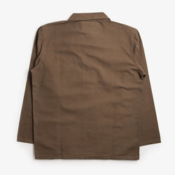 thumbnail Uskees Buttoned Overshirt, Dark Taupe, Detail Shot 2