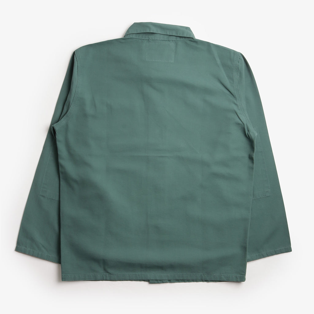 Uskees Buttoned Overshirt, Green, Detail Shot 2