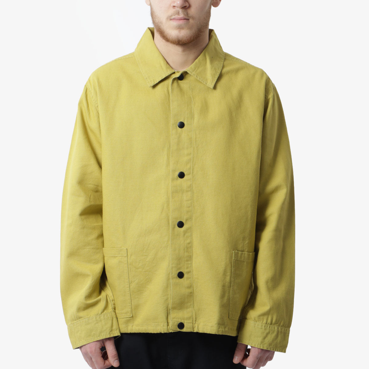Uskees Coach Jacket, Pear, Detail Shot 1