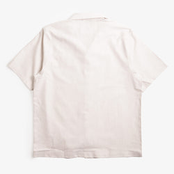 thumbnail Uskees Cuban Shirt, Ecru, Detail Shot 4