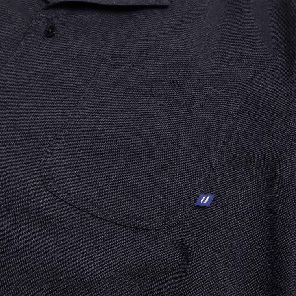 Uskees Cuban Shirt, Atlantic Blue, Detail Shot 3
