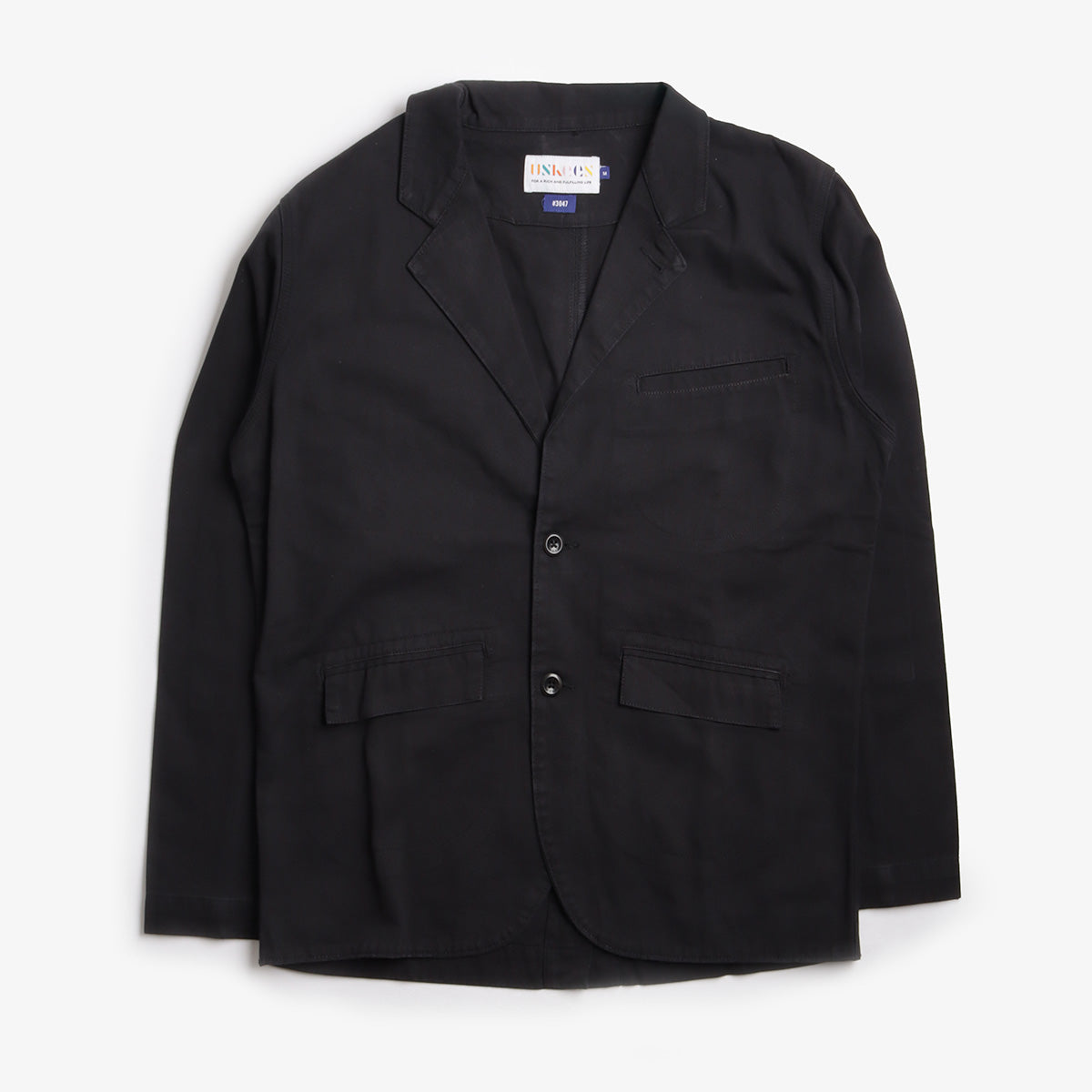 main Uskees Docklands Blazer, Black, Detail Shot 1