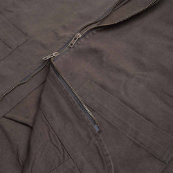 thumbnail Uskees Drill Zip Up Vest, Charcoal, Detail Shot 3