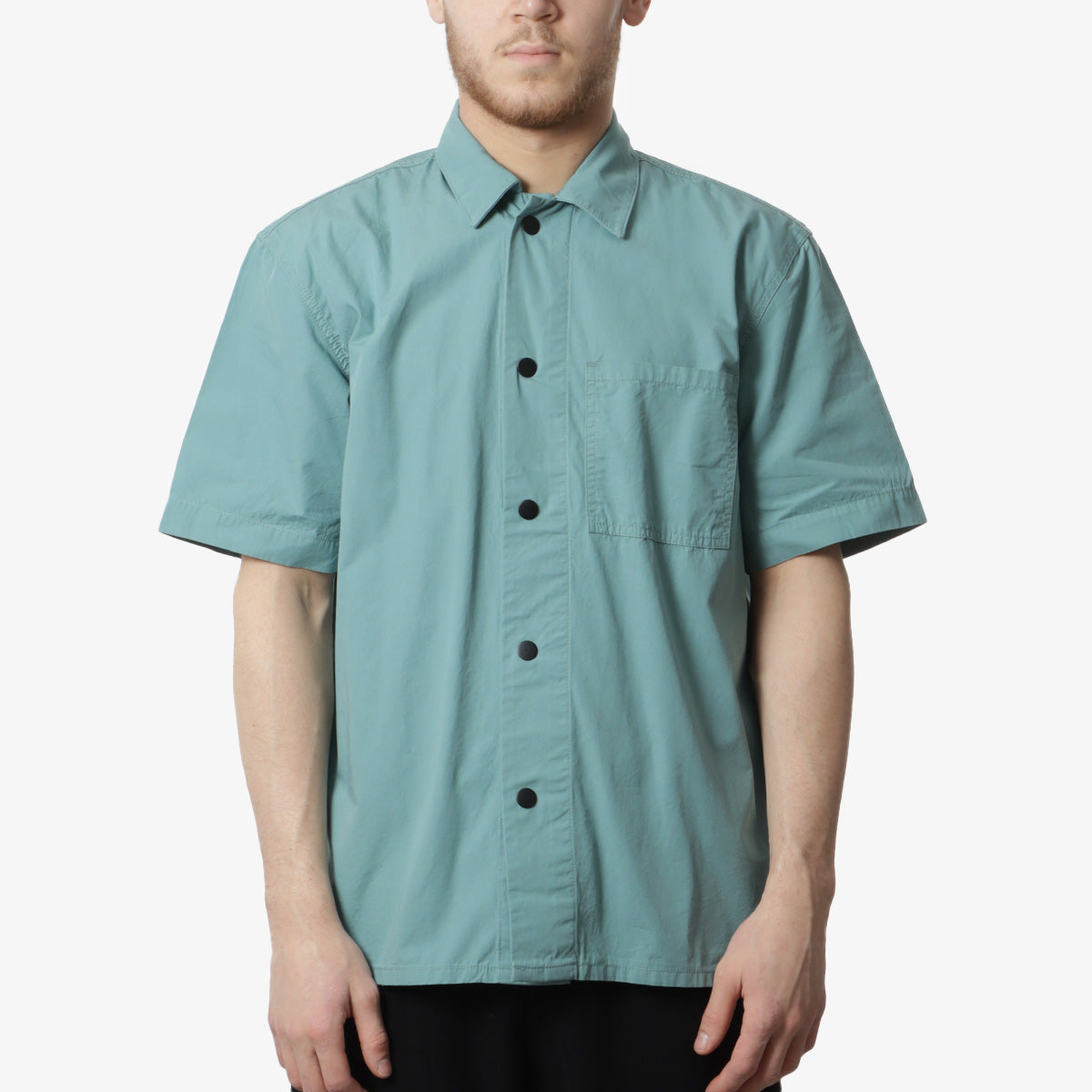 Uskees Lightweight Shirt, Eucalyptus, Detail Shot 1