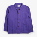 Uskees Buttoned 3001 Overshirt, Burst Grape, Detail Shot 1