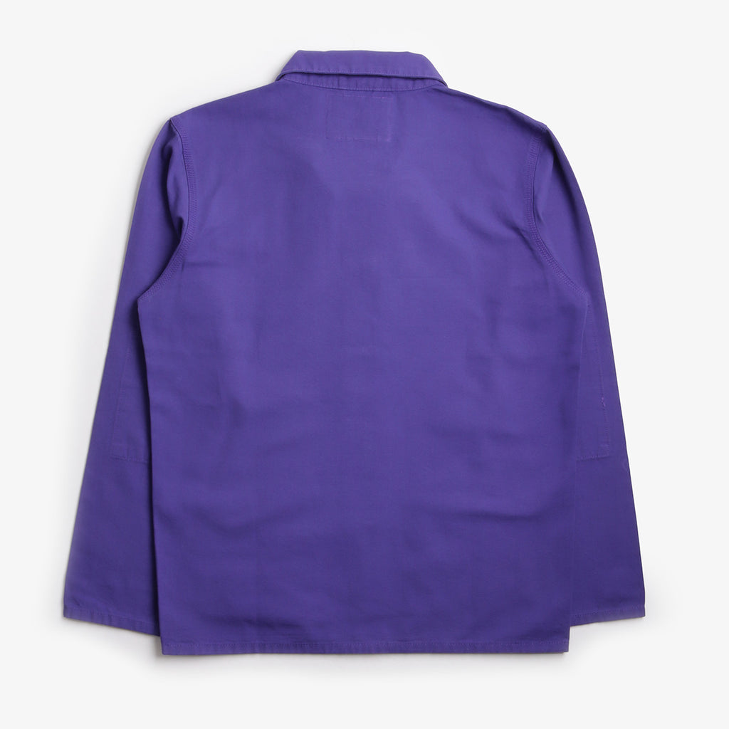 Uskees Buttoned 3001 Overshirt, Burst Grape, Detail Shot 2