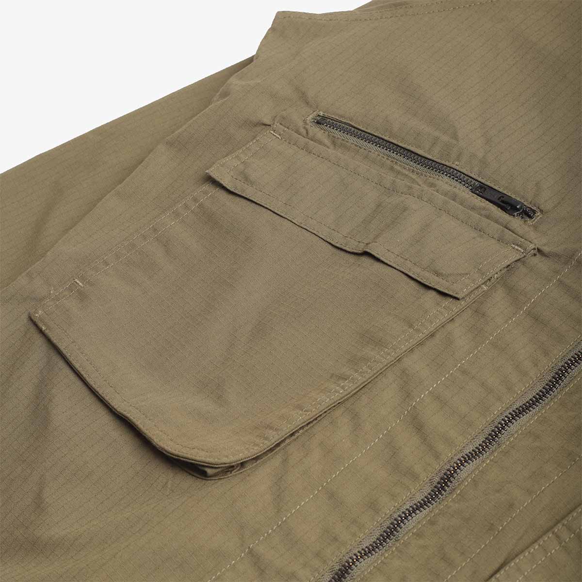 Uskees Ripstop Field Jacket, Ivy Green, Detail Shot 3