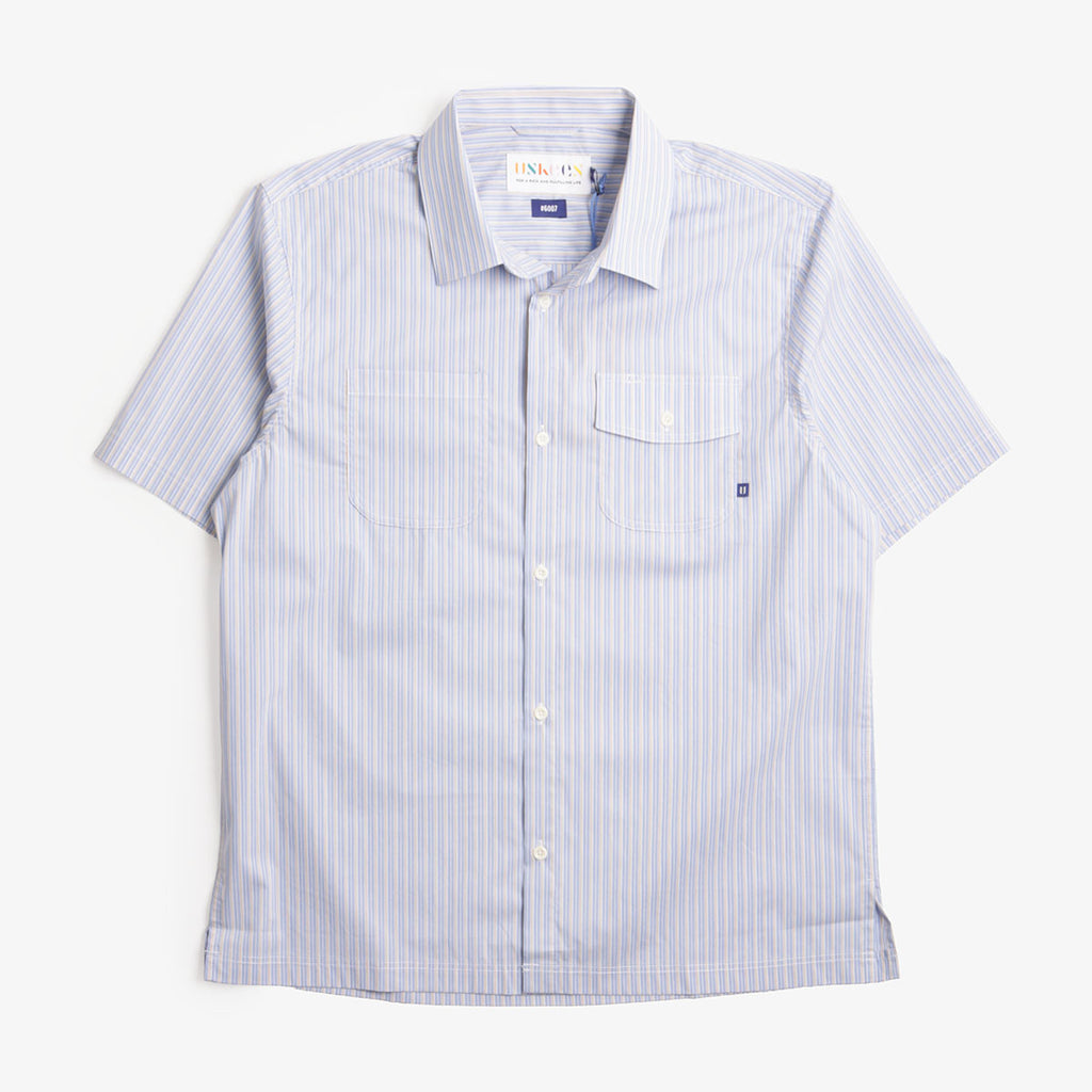 Uskees Tasker Shirt, Blue Gold Blend, Detail Shot 1
