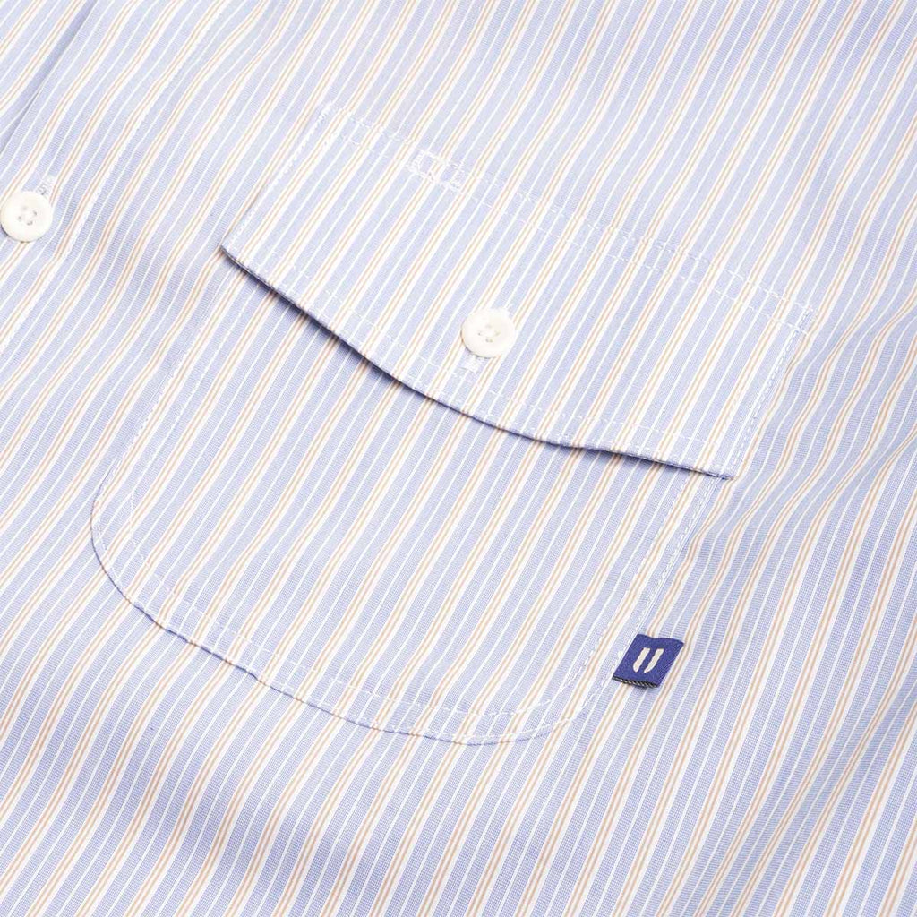 Uskees Tasker Shirt, Blue Gold Blend, Detail Shot 3