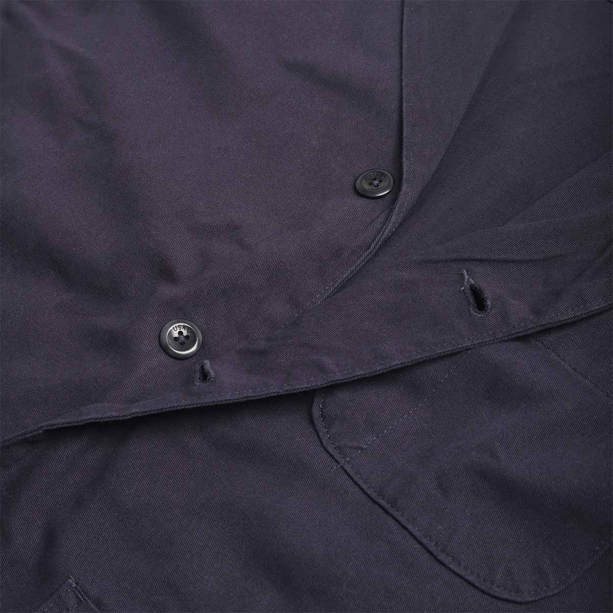 Uskees Twill Blazer, Midnight Blue, Detail Shot 4