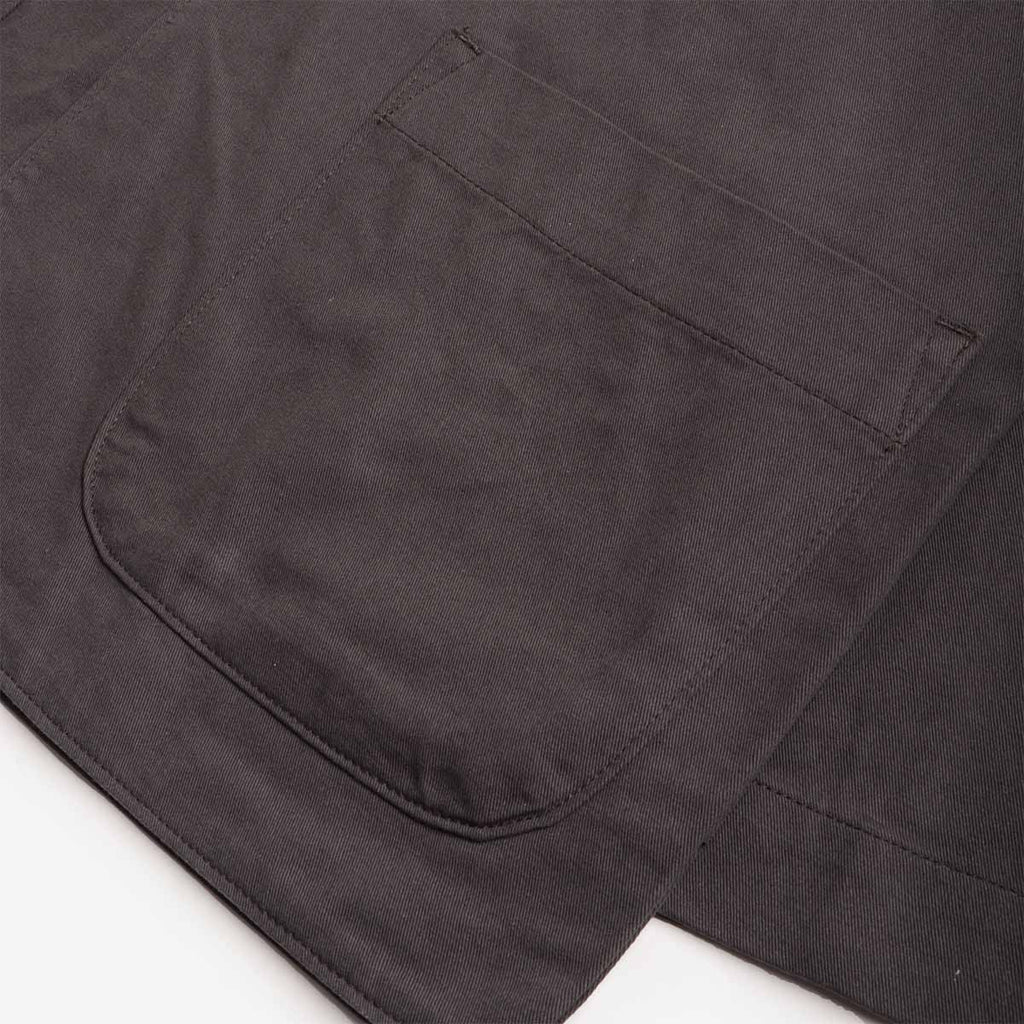 Uskees Twill Blazer, Charcoal, Detail Shot 3