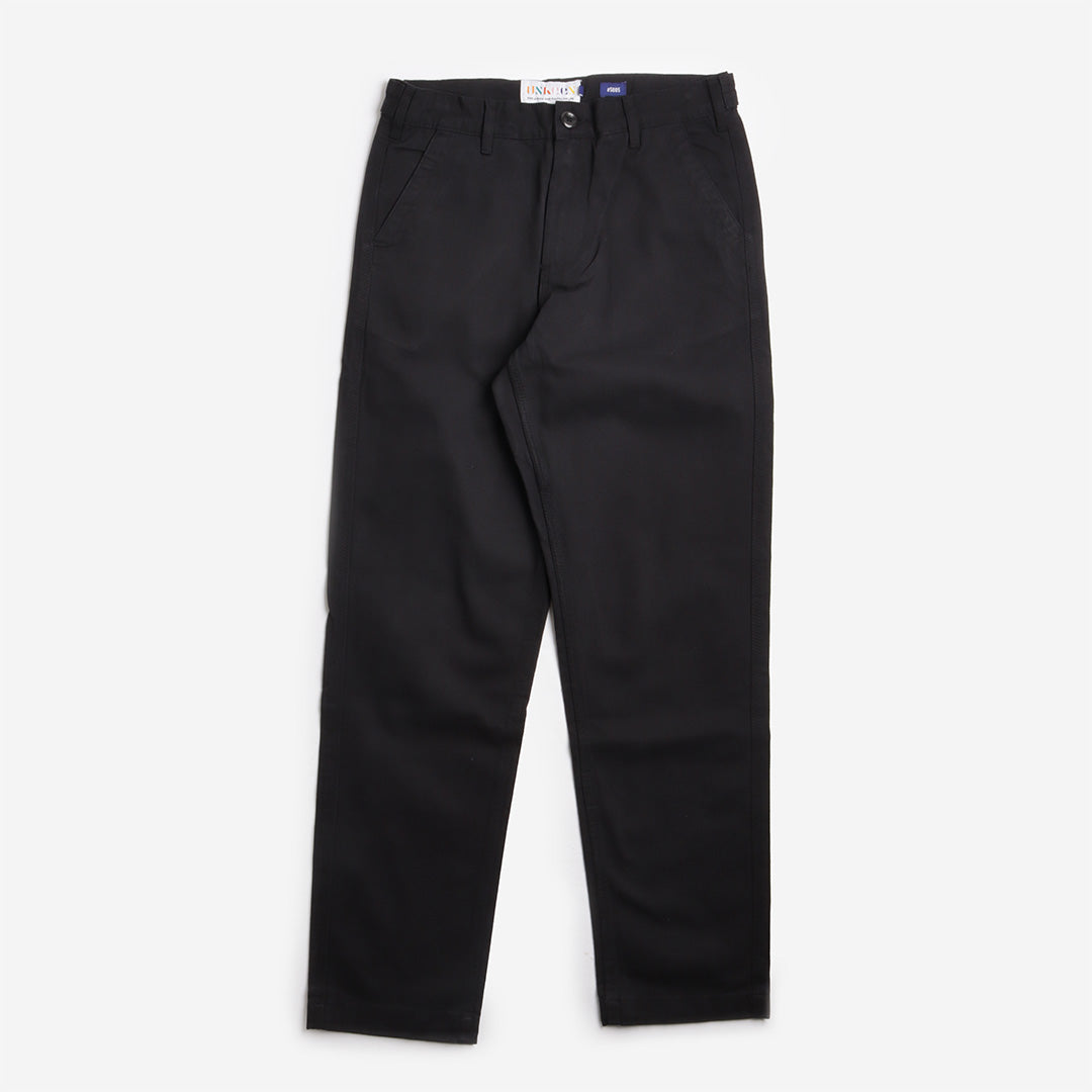 Uskees Twill Workwear Pant, Black, Detail Shot 1