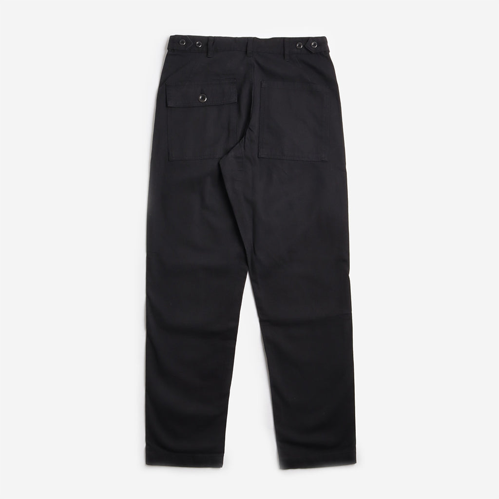 Uskees Twill Workwear Pant, Black, Detail Shot 2