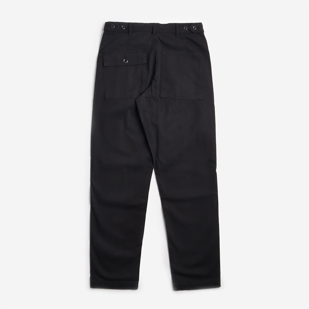 Uskees Twill Workwear Pant, Black, Detail Shot 2