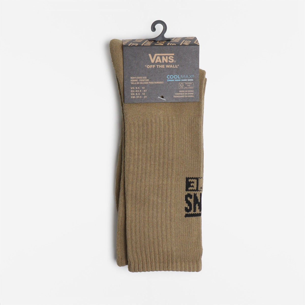 Vans MTE Crestline Crew Socks, Gothic Olive, Detail Shot 2