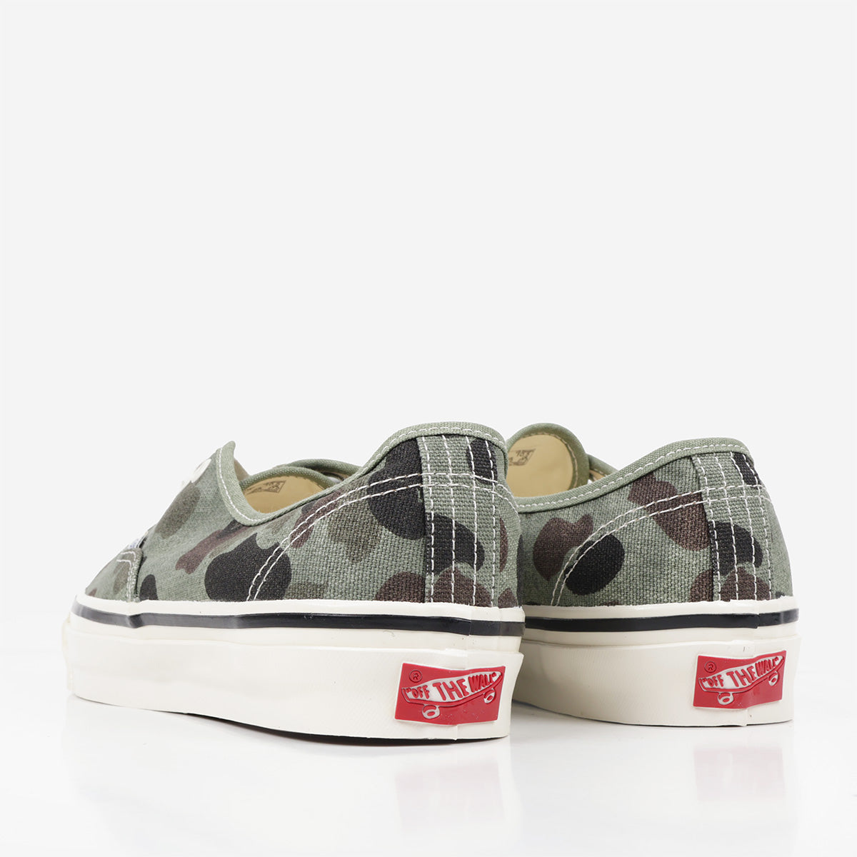 Vans Premium Authentic 44 Shoes, Duck Camo Green, Detail Shot 3