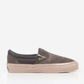 Vans Premium Classic Slip-On 98 Shoes, Suede Coal Brown, Detail Shot 1