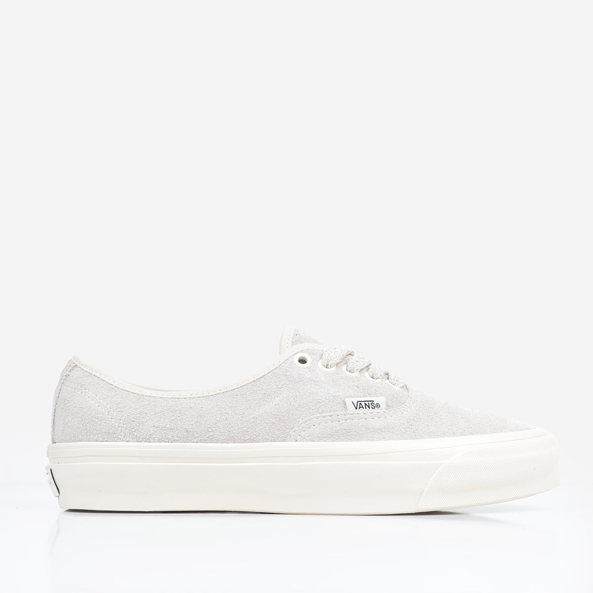 Vans Authentic 44 LX Shoes in cream suede, inner side view