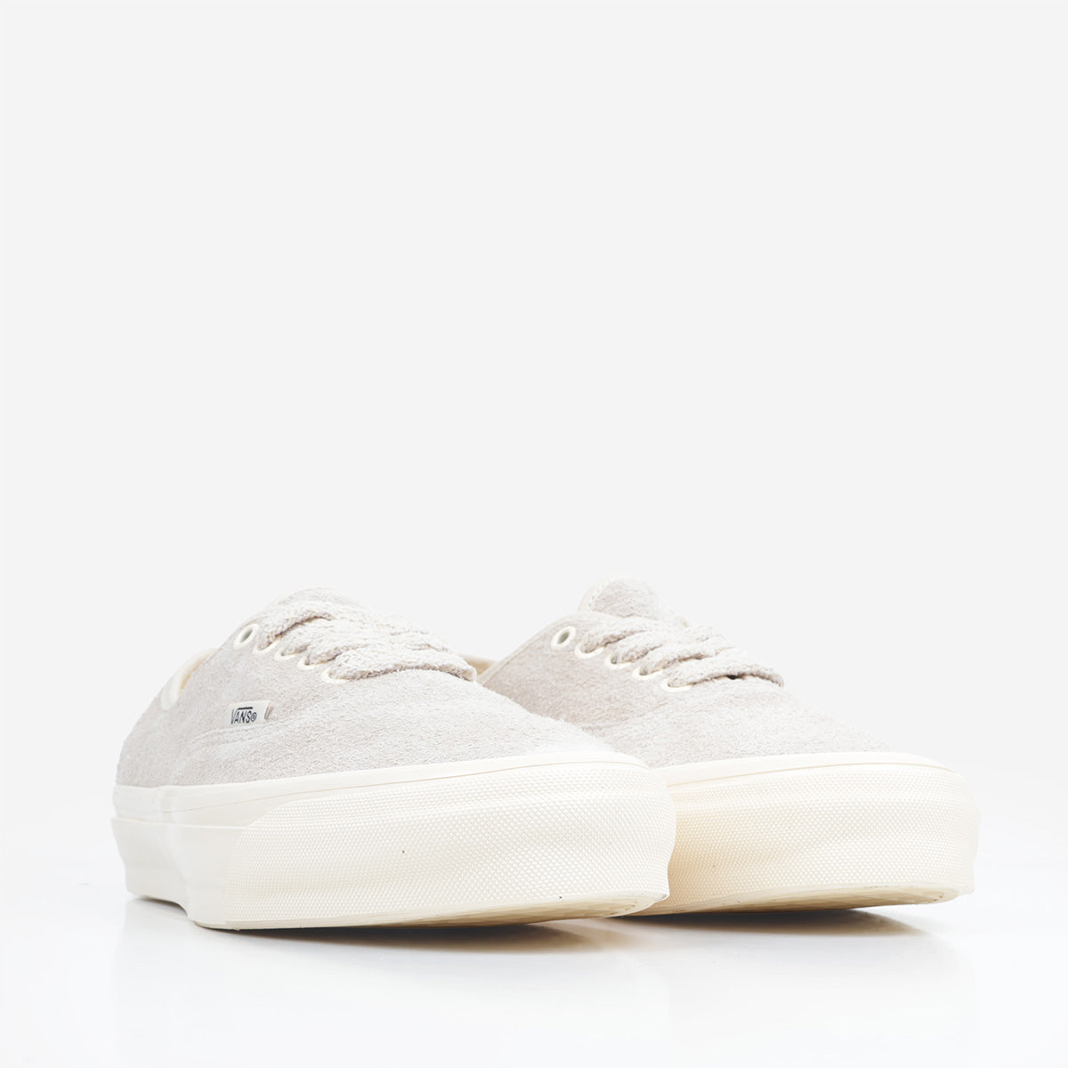 Vans Authentic 44 LX Shoes in cream suede, side profile