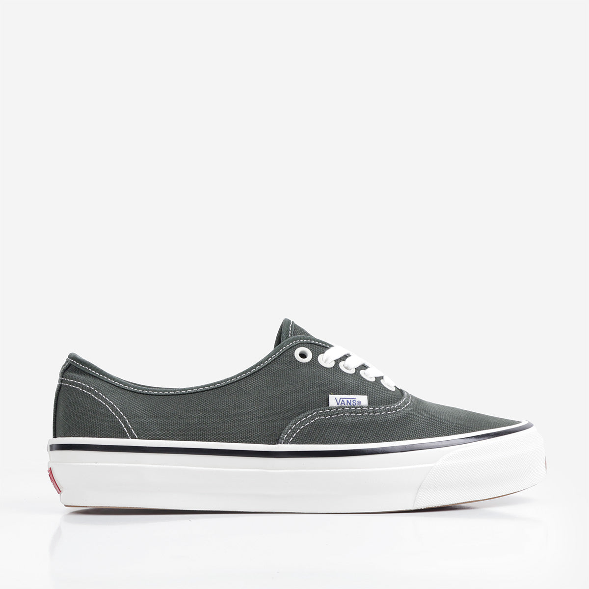 Vans Premium Authentic 44 Duck Canvas Shoes, Duck Canvas Kelp, Detail Shot 1