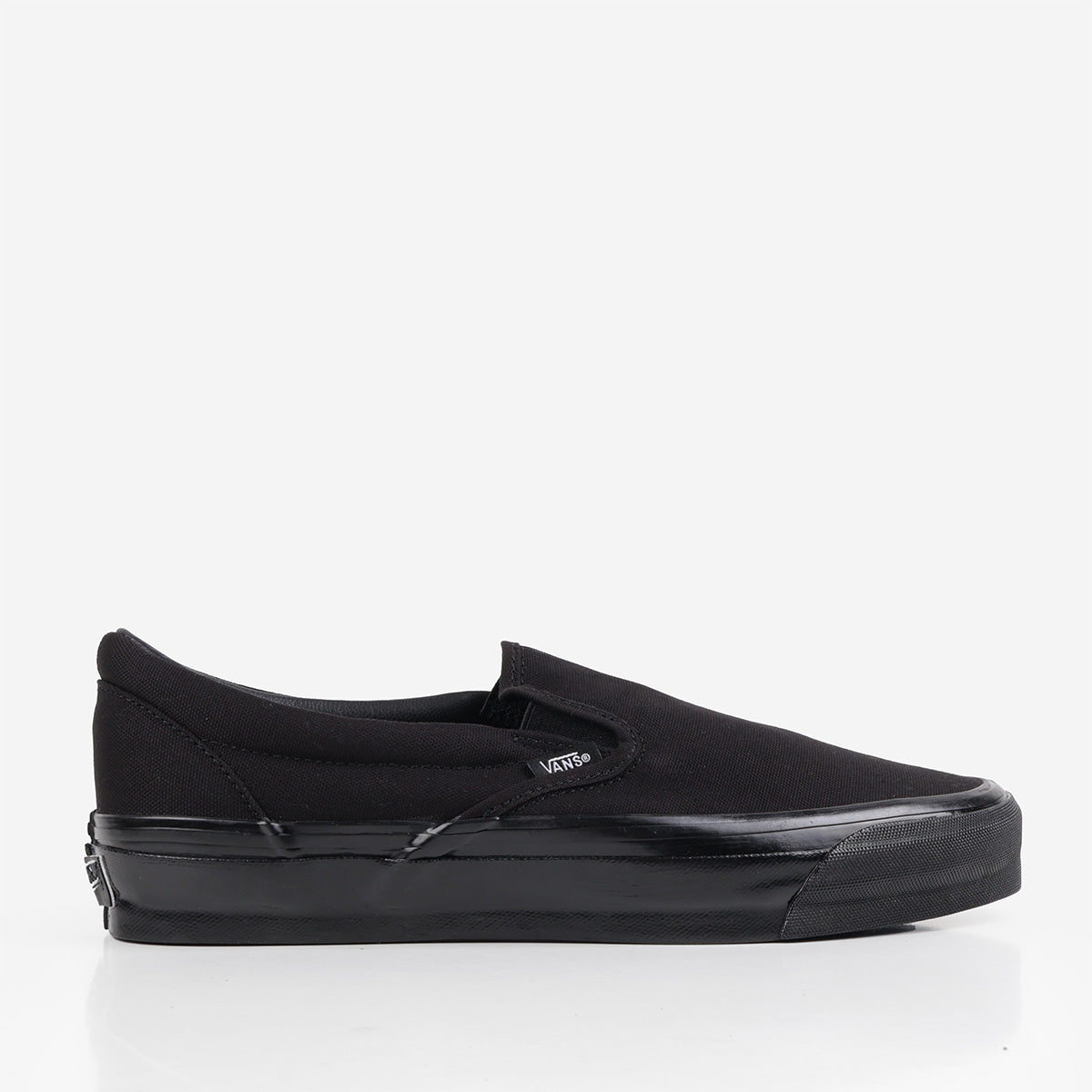Vans Premium Slip-On Reissue 98 Shoes, Black Black, Detail Shot 1