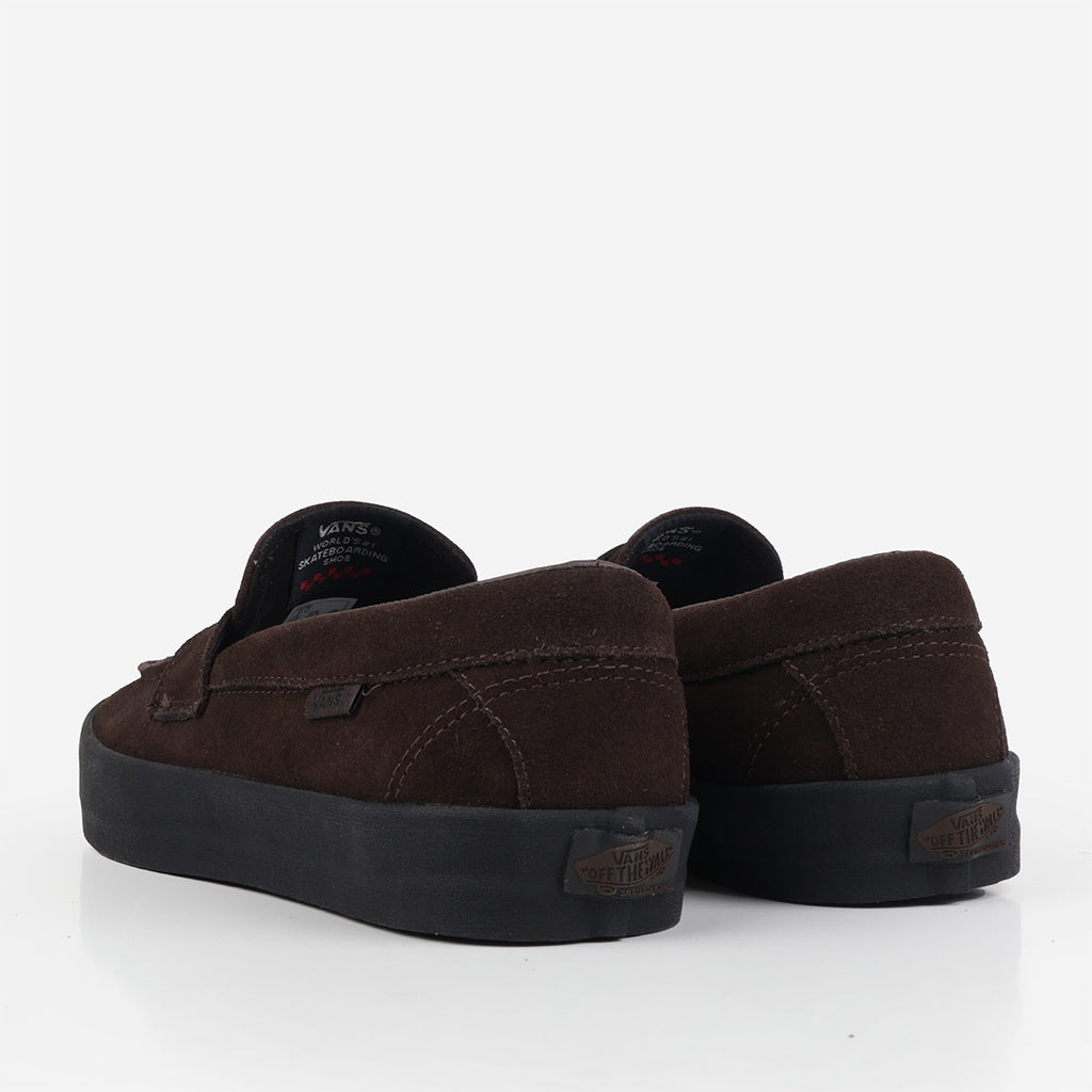 Vans Skate Loafer, Suede Brown Black, Detail Shot 3