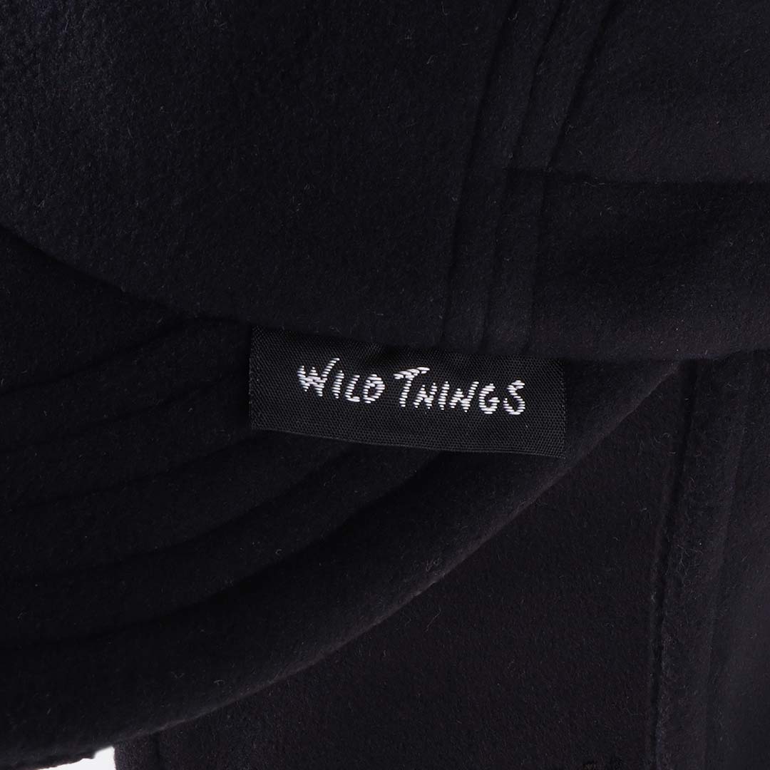 Wild Things Polartec Flight Cap, Black, Detail Shot 3