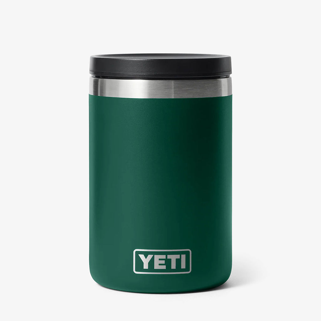 YETI Rambler 16oz Food Jar, Black Forest Green, Detail Shot 1