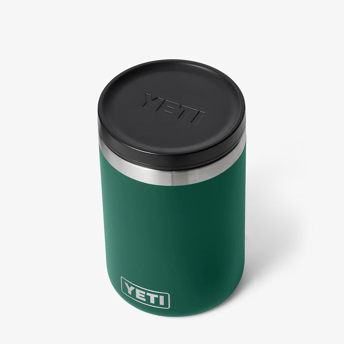 YETI Rambler 16oz Food Jar, Black Forest Green, Detail Shot 3