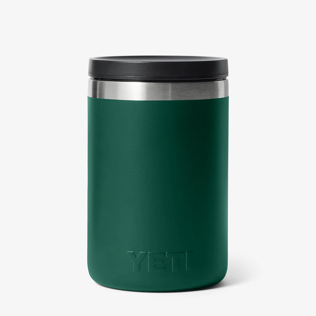 YETI Rambler 16oz Food Jar, Black Forest Green, Detail Shot 2