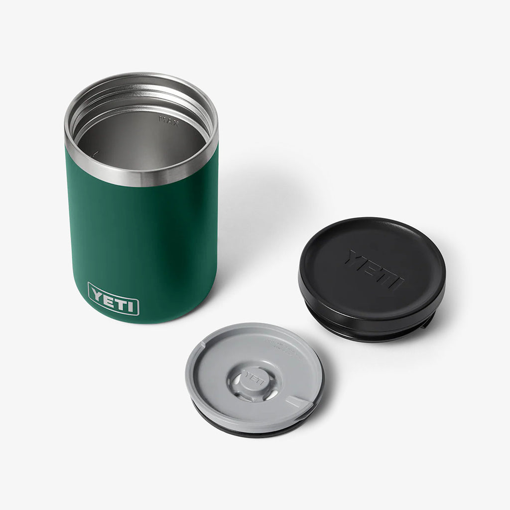 YETI Rambler 16oz Food Jar, Black Forest Green, Detail Shot 4