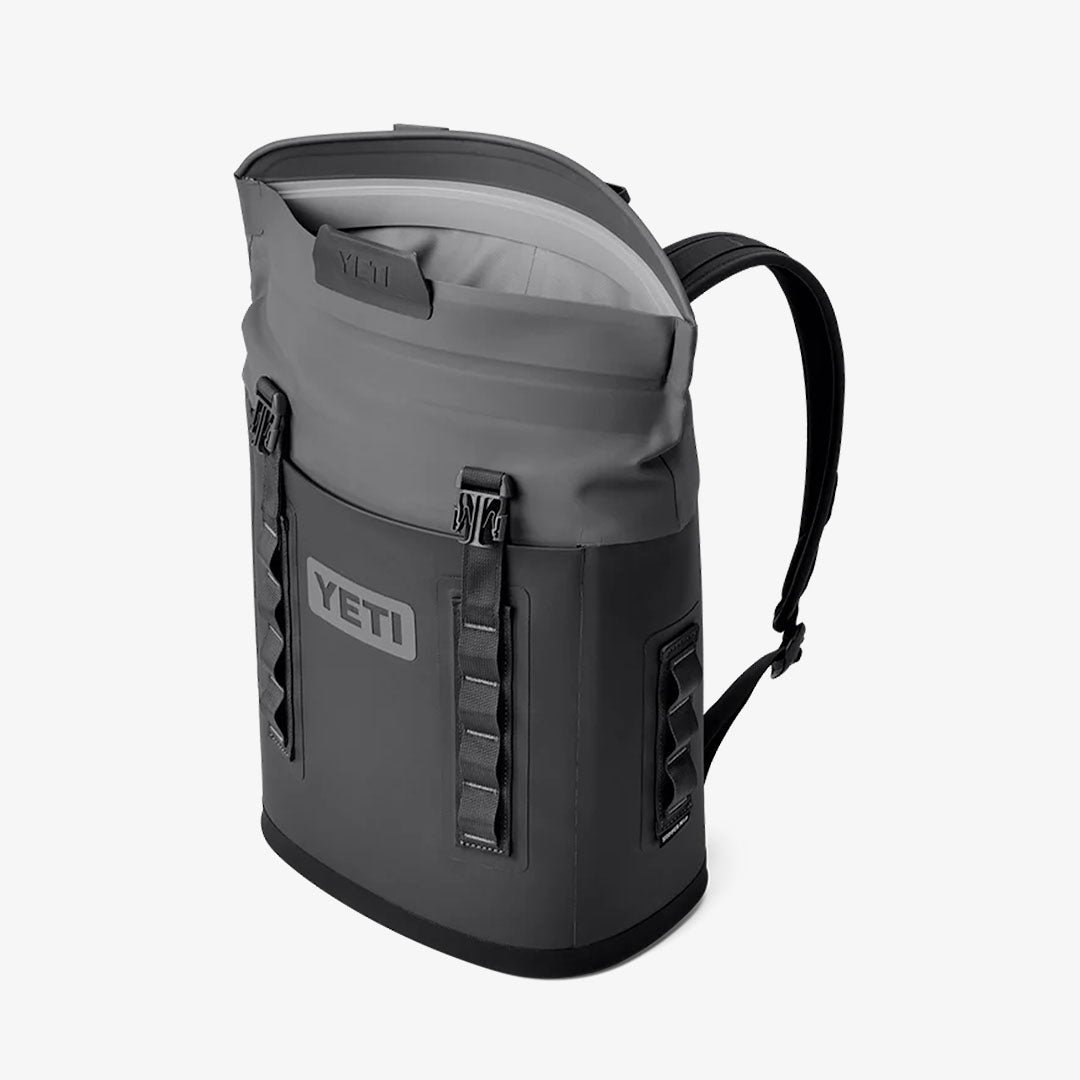 YETI Hopper M12 Soft Backpack Cooler, Charcoal, Detail Shot 3