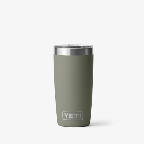 YETI Rambler 10 Oz Tumbler in Pampa Green, front view