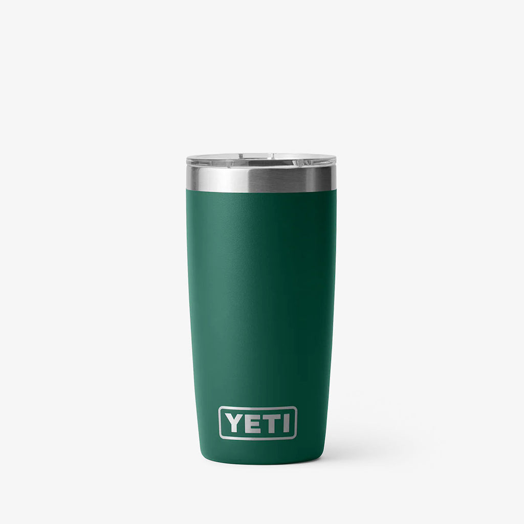 YETI Rambler 10oz Tumbler, Black Forest Green, Detail Shot 1