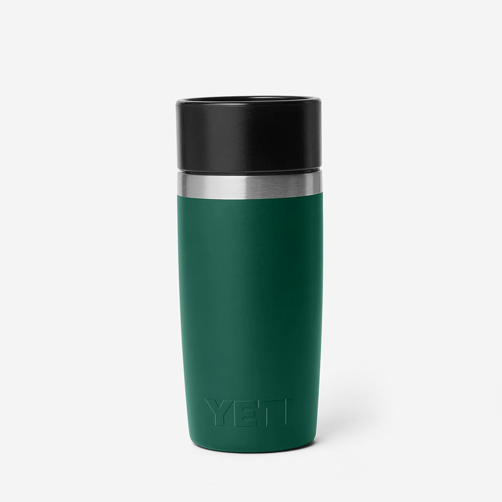 YETI Rambler 12oz Travel Bottle, Black Forest Green, Detail Shot 2