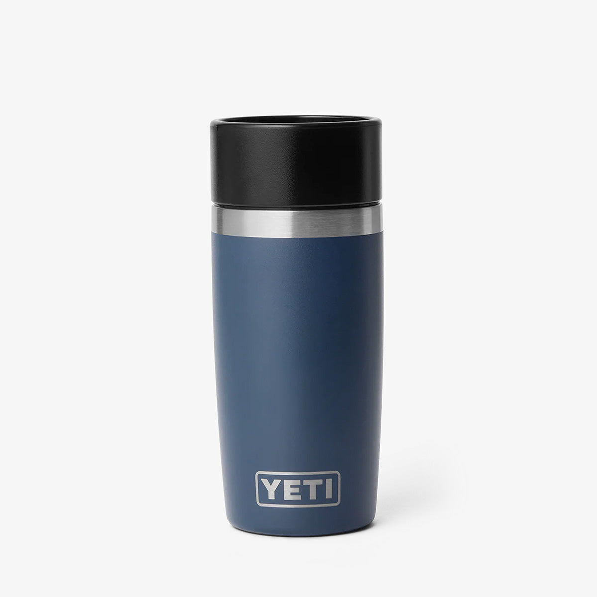 main YETI Rambler 12oz Travel Bottle, Navy, Detail Shot 1