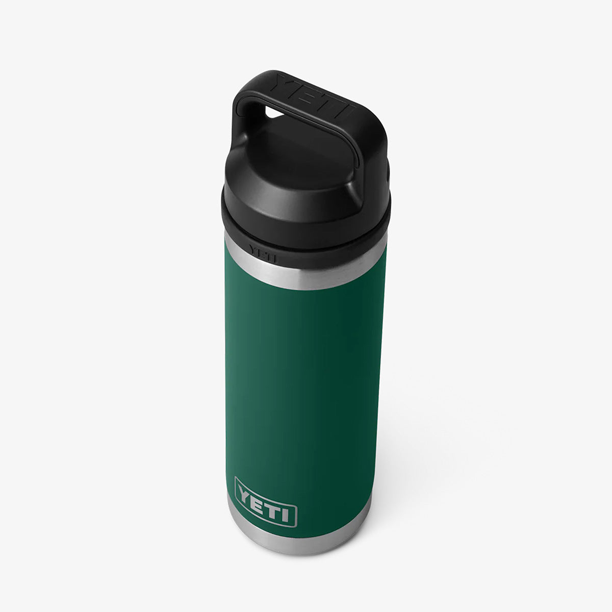 YETI Rambler 18oz Bottle, Black Forest Green, Detail Shot 2