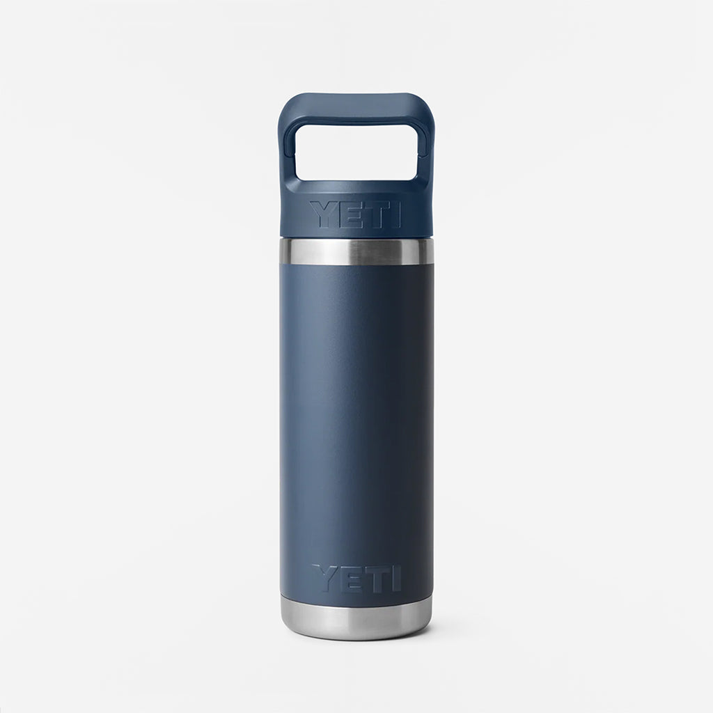 YETI Rambler 18oz Straw Bottle, Navy, Detail Shot 2