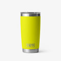 YETI Rambler 20oz Tumbler, Firefly Yellow, Detail Shot 1