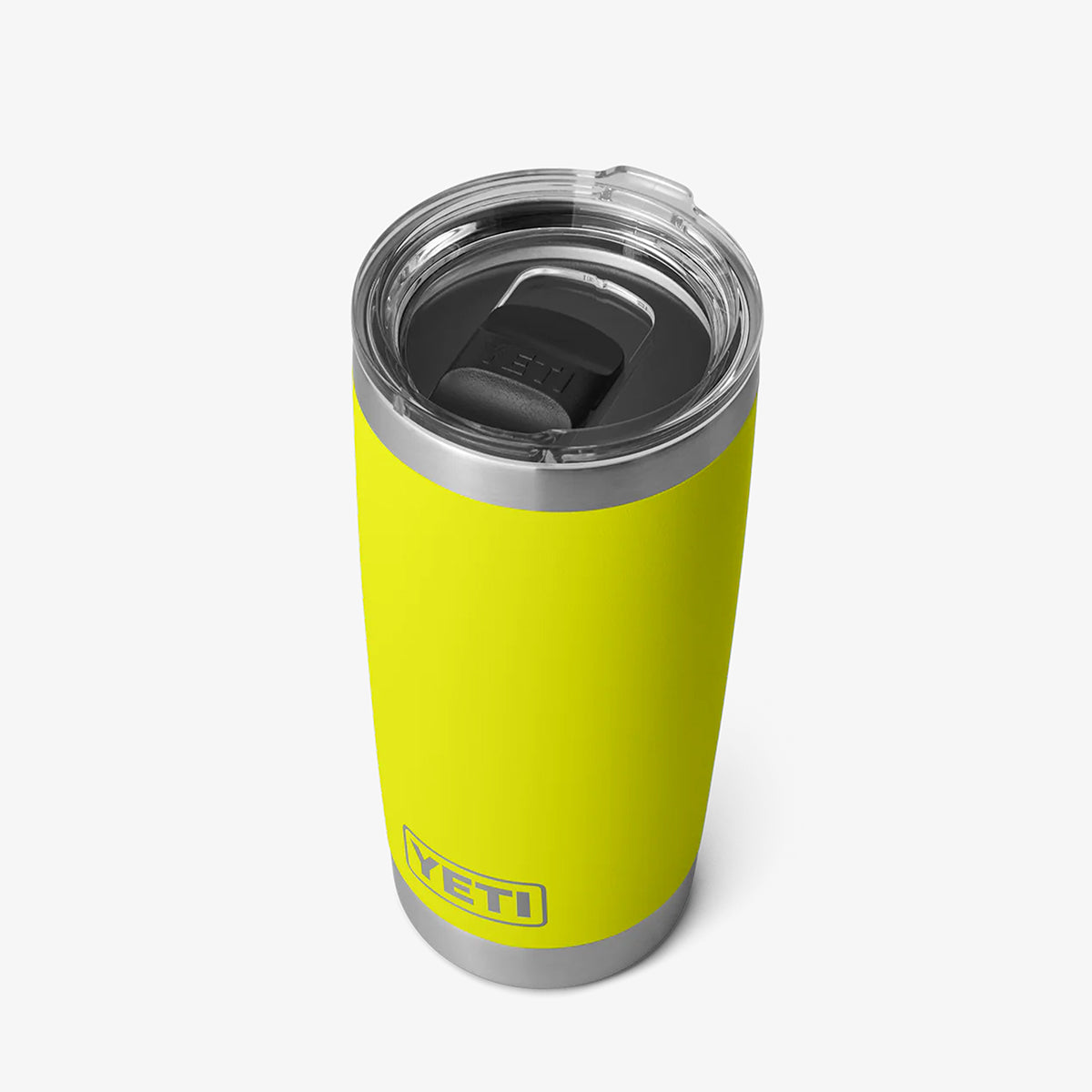 YETI Rambler 20oz Tumbler, Firefly Yellow, Detail Shot 2