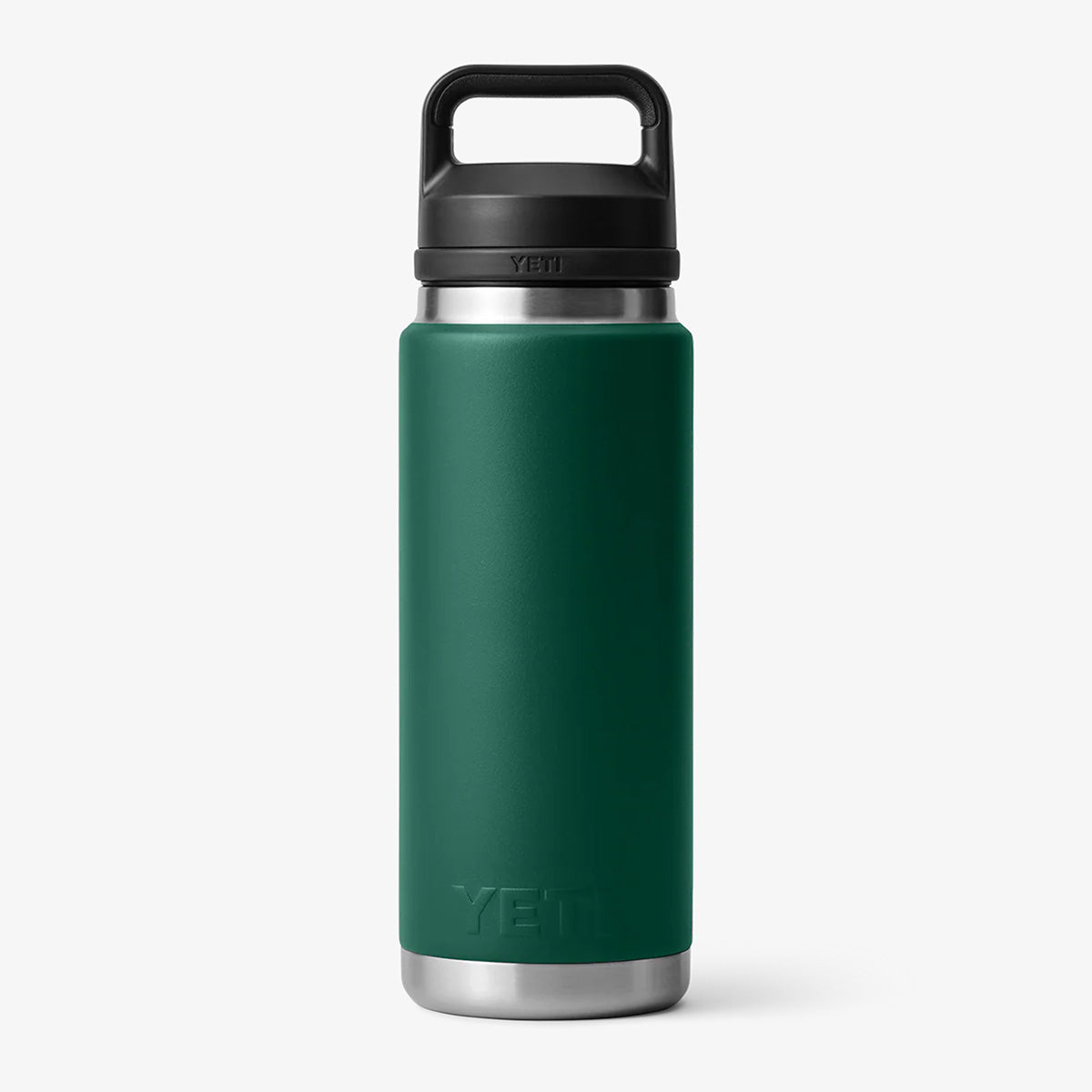 YETI Rambler 26oz Bottle, Black Forest Green, Detail Shot 2